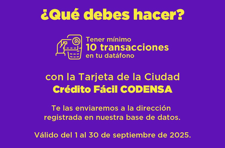 Crédito f´cil codensa